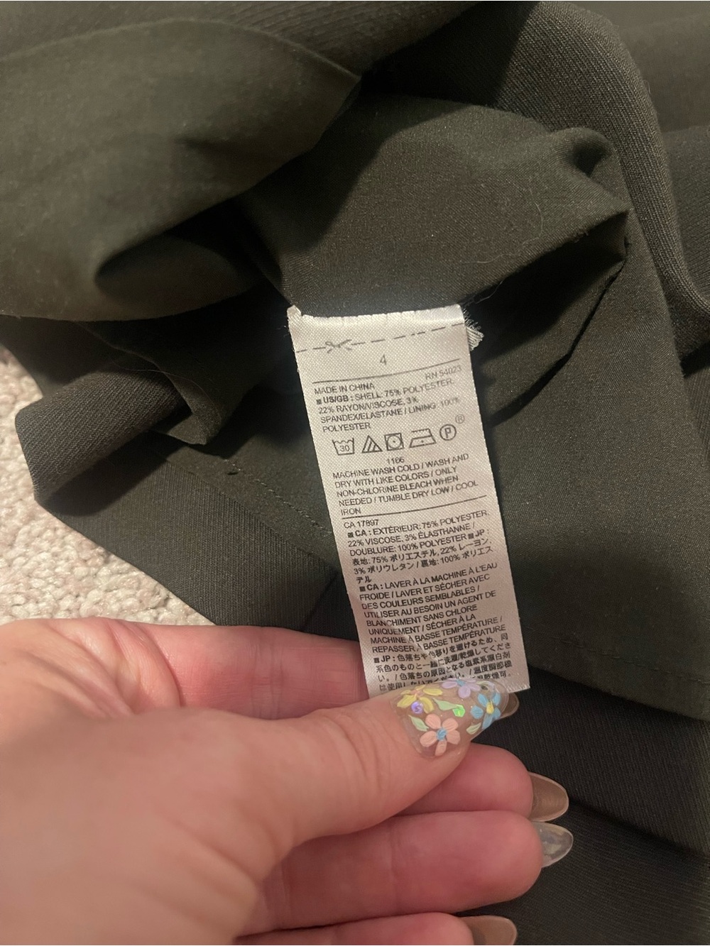 Banana Republic Olive Tie-Waist Pencil Skirt - Picture 8 of 9